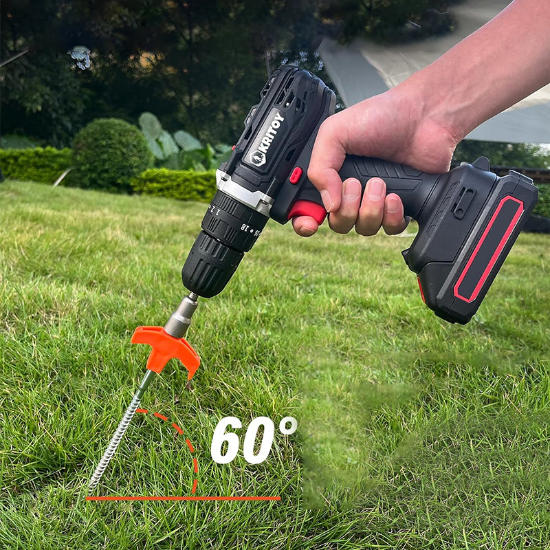8-Inch Screw-In Tent Stakes