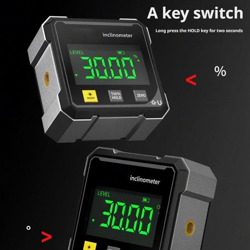 🔥Magnetic Digital Angle Finder with Dual Laser Guide & 360° Magnetic Attachment