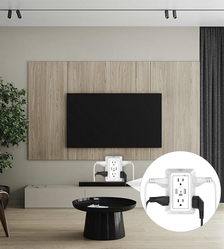 ✨🔥 Multi Plug Outlet Surge Protector