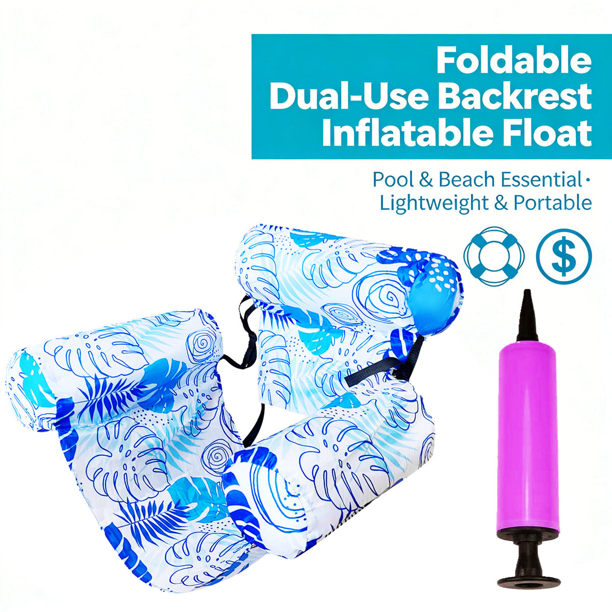 🏝️Summer Best-Seller 49% off🏊‍♂️ Foldable Inflatable Pool Lounger