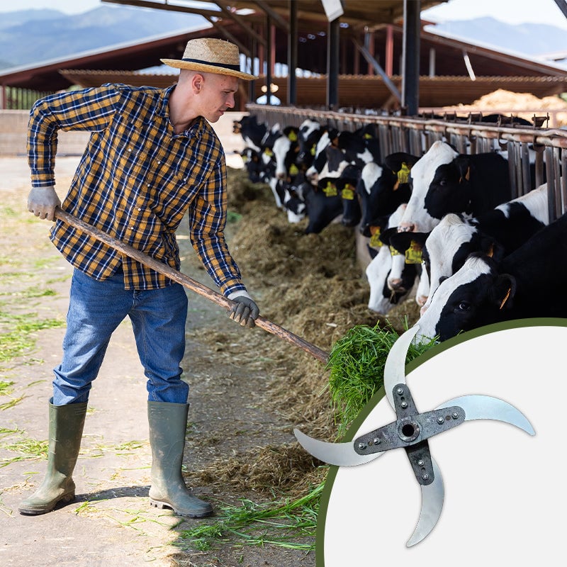 🔥Household Farming Grass Shredder Knife Blades