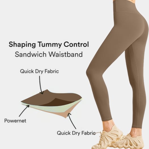 🎁🔥High Waisted Tummy Control Shaping Training Leggings
