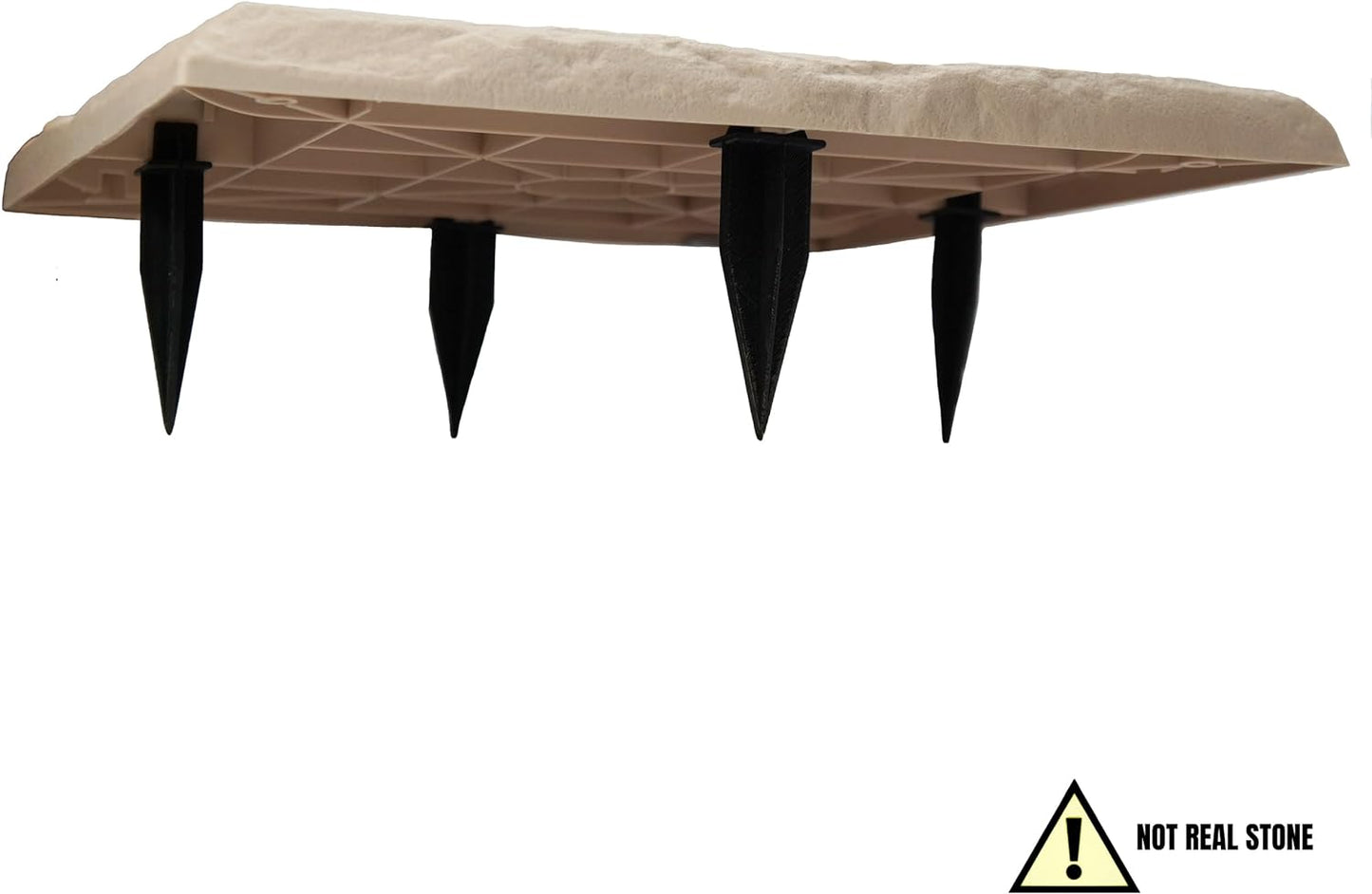 15.5” Decorative Stepping Stones That Stake Into The Ground