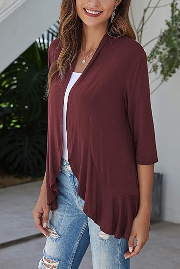 🔥🌺-Women's Casual Lightweight Open Front Cardigans