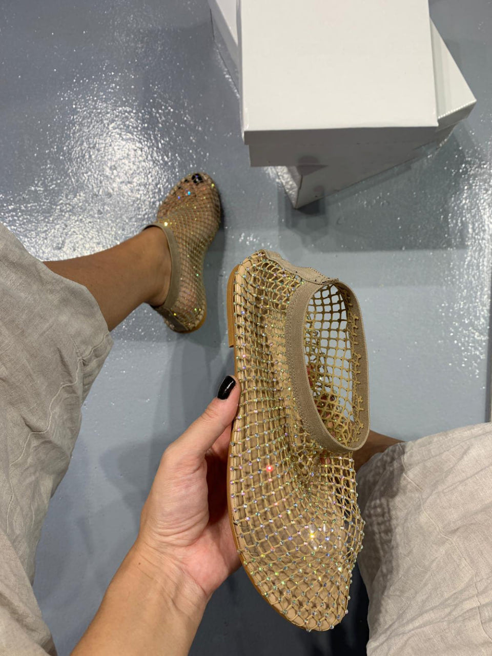 🎁💥Shiny Stylish Flats