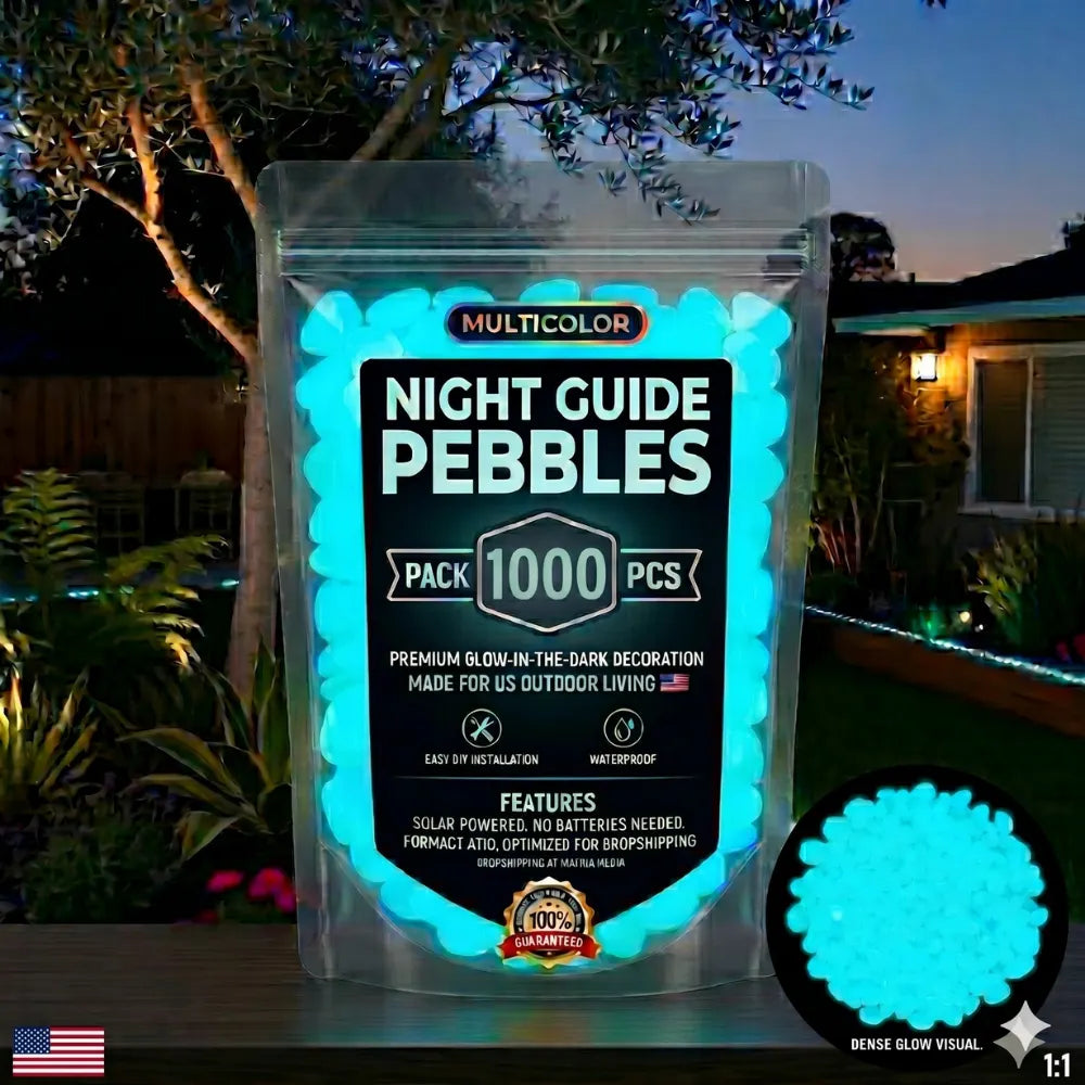 🌟Glowing Garden Pebbles——Make your garden beautiful
