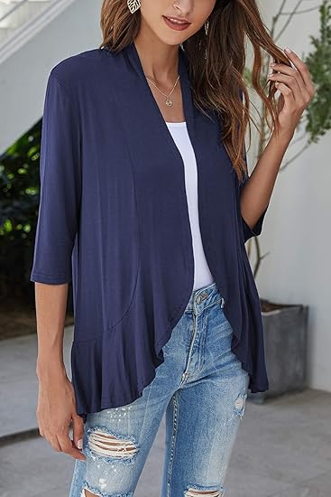 🔥🌺-Women's Casual Lightweight Open Front Cardigans