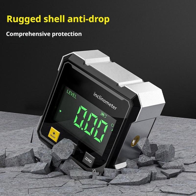 🔥Magnetic Digital Angle Finder with Dual Laser Guide & 360° Magnetic Attachment