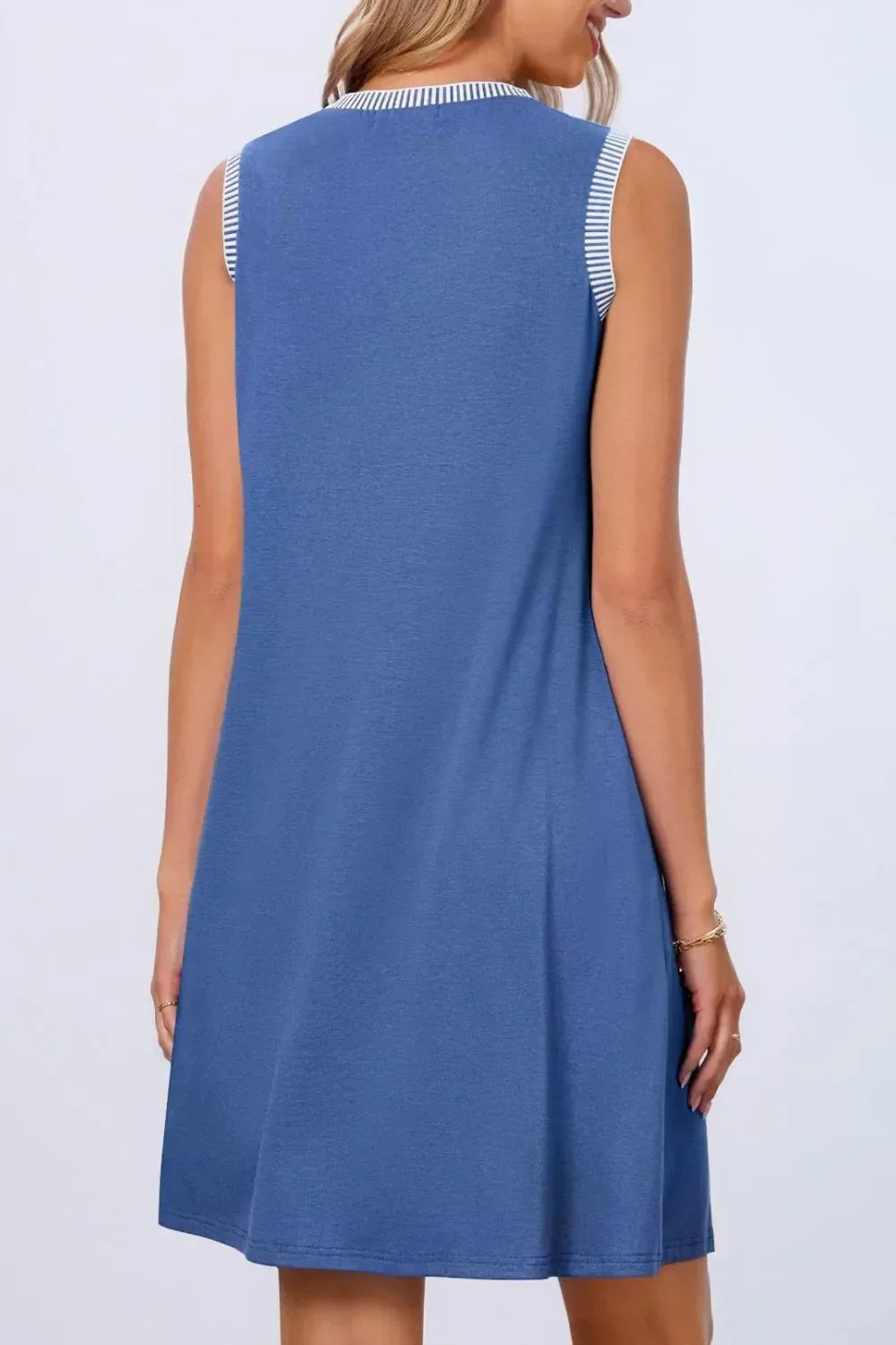 💃Women's Casual Sleeveless Crew Neck Midi Dress