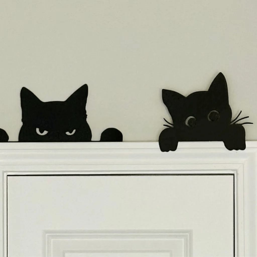 🔥🔥Metal Adorable Cat DoorTopper🎁🎁
