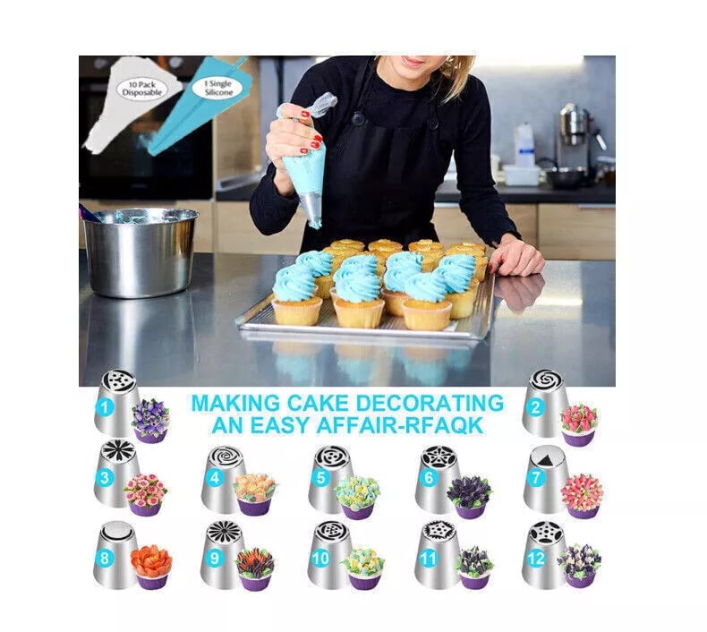 🔥Flower Frosting Tips Nozzles for Cake Decorating