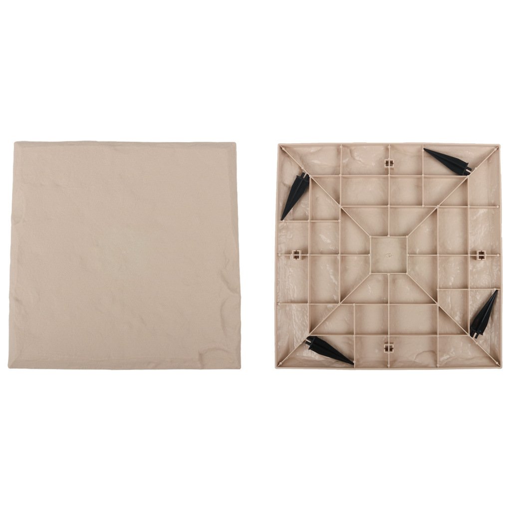 15.5” Decorative Stepping Stones That Stake Into The Ground