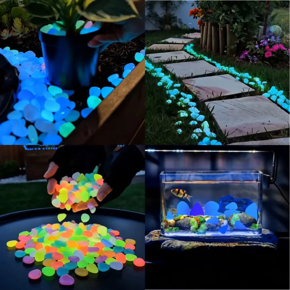 🌟Glowing Garden Pebbles——Make your garden beautiful