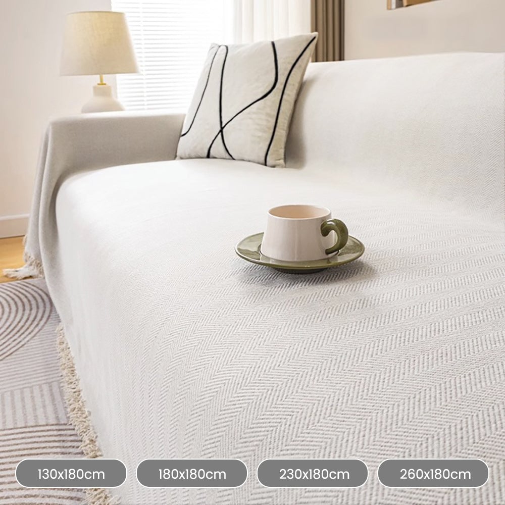 ✨✨Herringbone Chenille Sofa Cover
