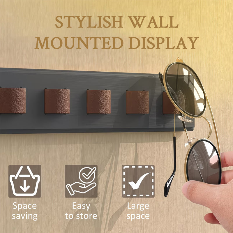 🔥🕶️ Wooden Sunglasses Wall Holder