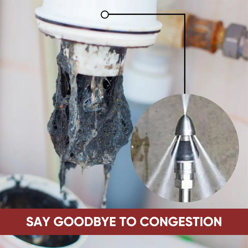 👍🔥 Sewer cleaning tool high-pressure nozzle