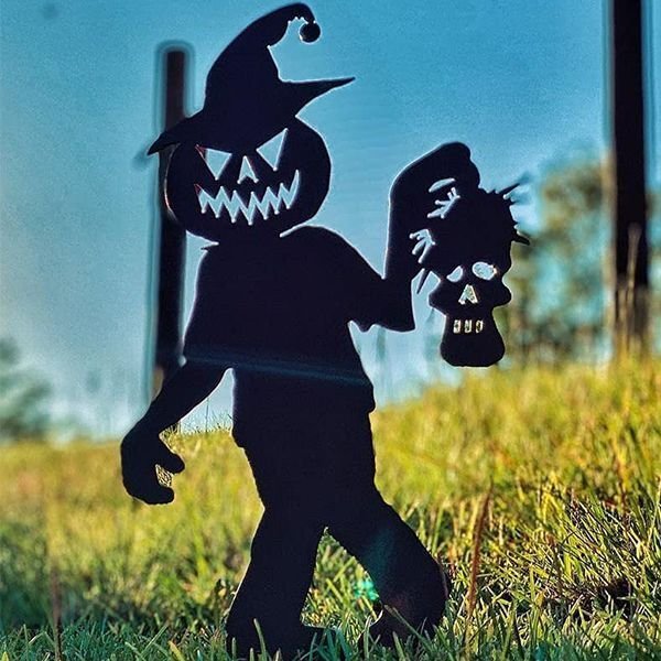 👻Cute and Unique Ghost Zombies - Halloween Yard Decor Metal  Art👻