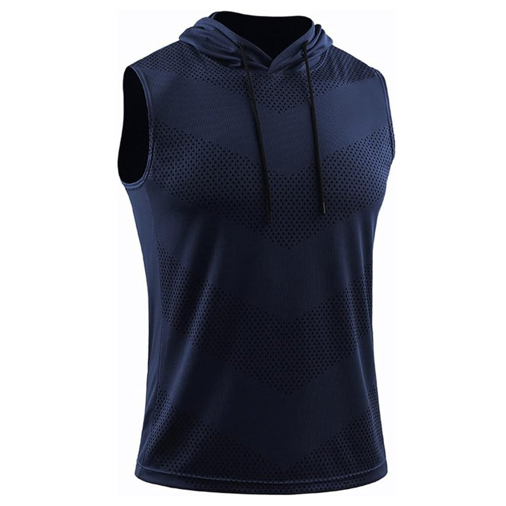 🔥🎁Sleeveless Dri-Fit Hooded Workout Shirts