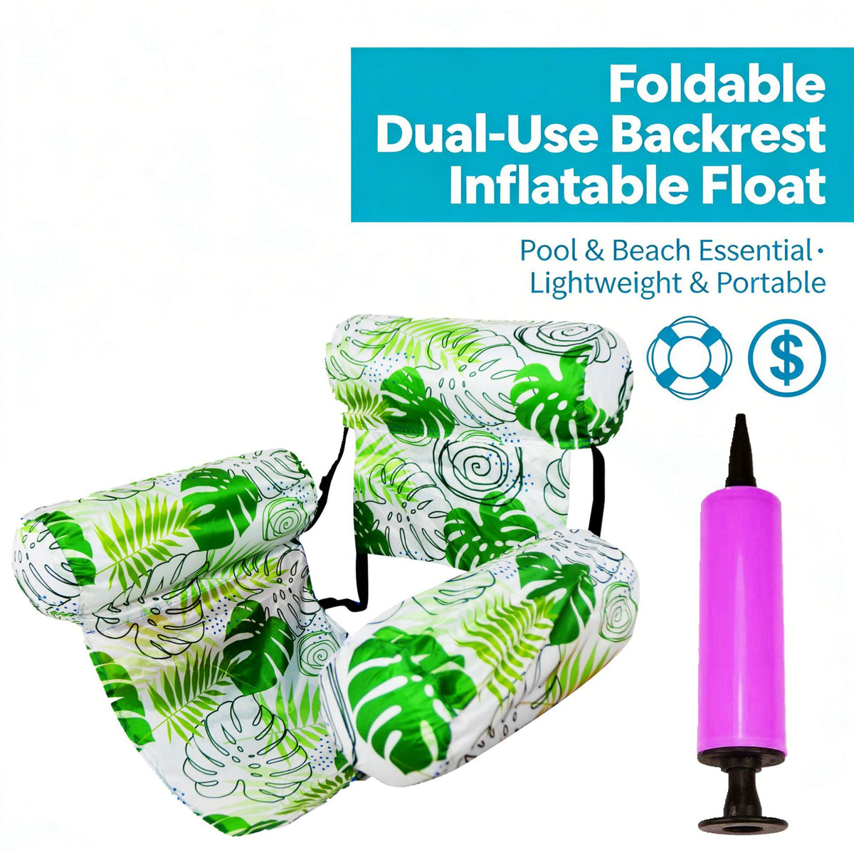 🏝️Summer Best-Seller 49% off🏊‍♂️ Foldable Inflatable Pool Lounger
