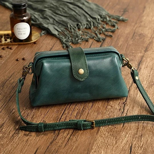 🎁This Week's Special Price $36.92💥Real Leather Retro Handmade Bag