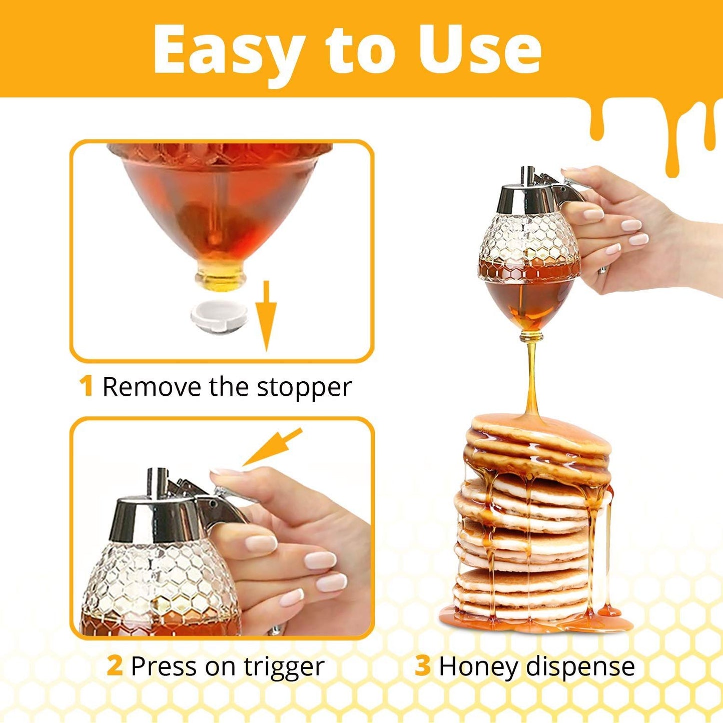 🎁No Drip Honey Dispenser
