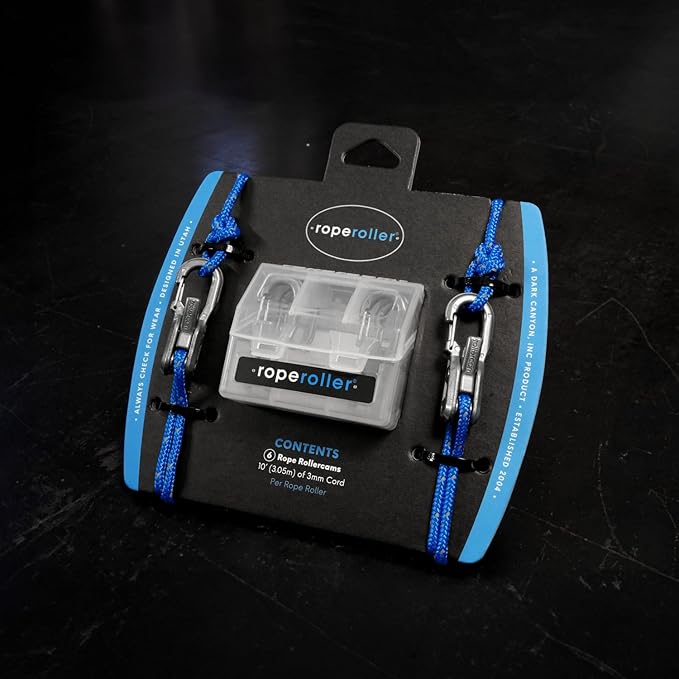 🔧Rollercam 6-Pack Rope Roller with Accessory Cord and Carry Case