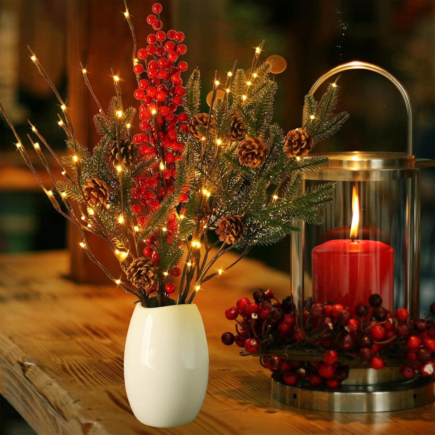 🎅-Led Branch Light