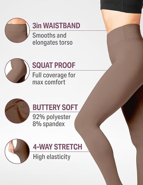 🎁🔥High Waisted Tummy Control Shaping Training Leggings