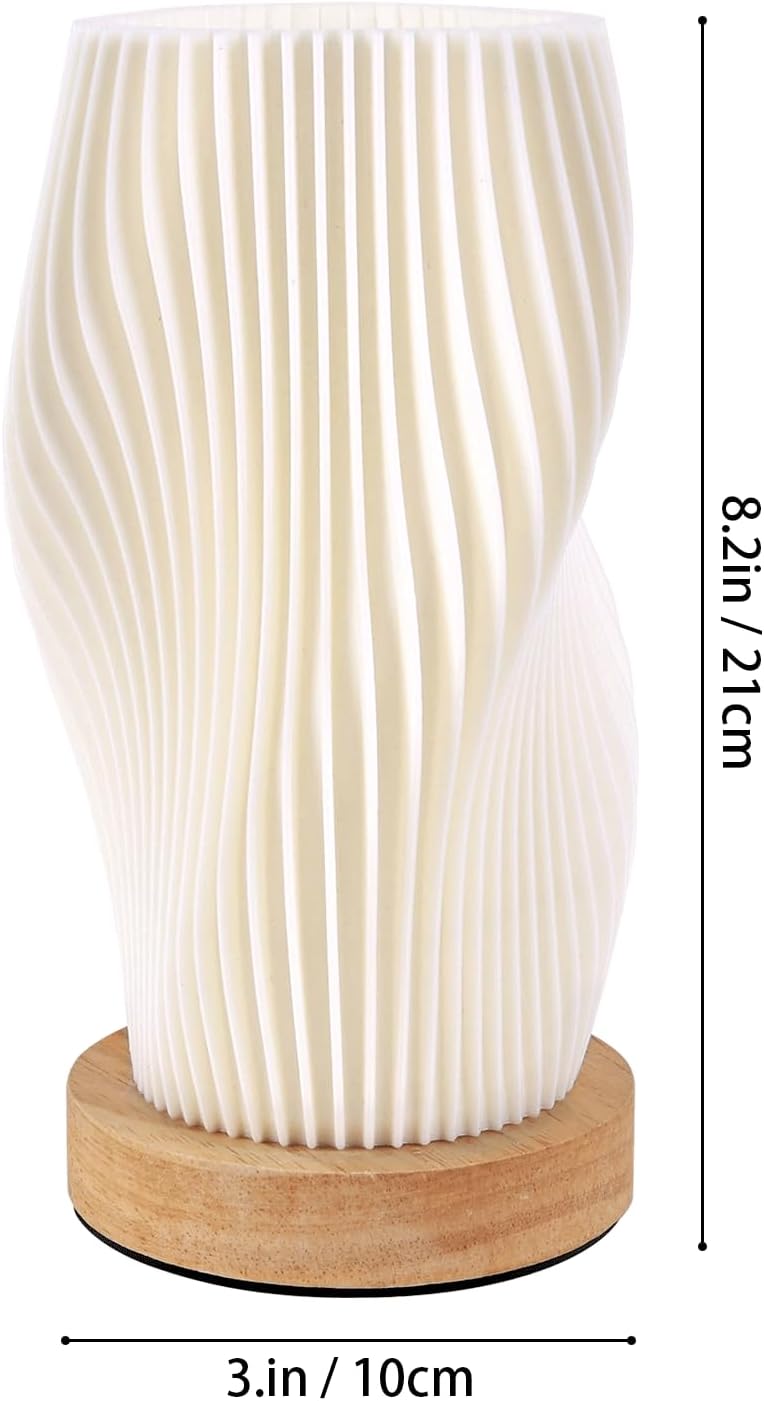 Vintage Style Striped Small Night Light Lamp