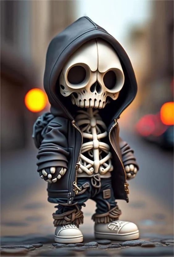 🔥💥Cool skeleton figurines