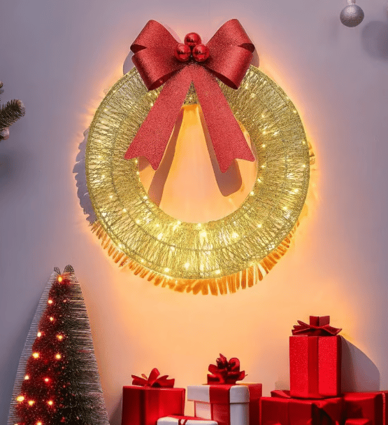 💖Outdoor Christmas LED wreath
