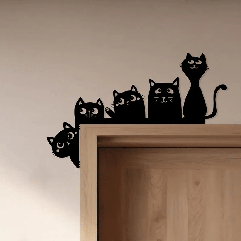 🔥🔥Metal Adorable Cat DoorTopper🎁🎁