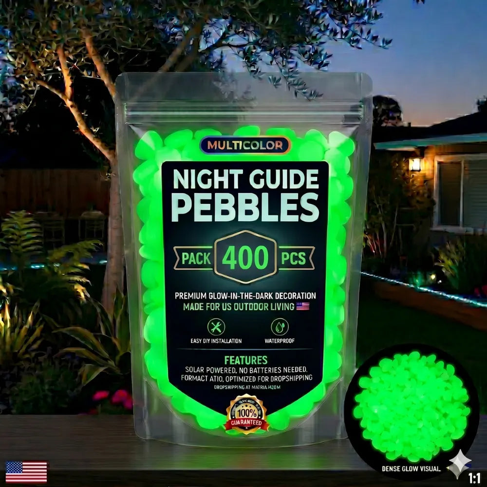 🌟Glowing Garden Pebbles——Make your garden beautiful
