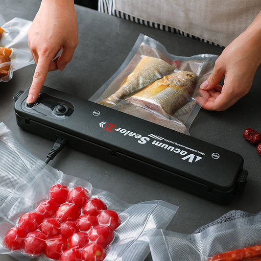 Household Food Vacuum Sealer Food Packaging Machine-Buy now and get free ziplock bag