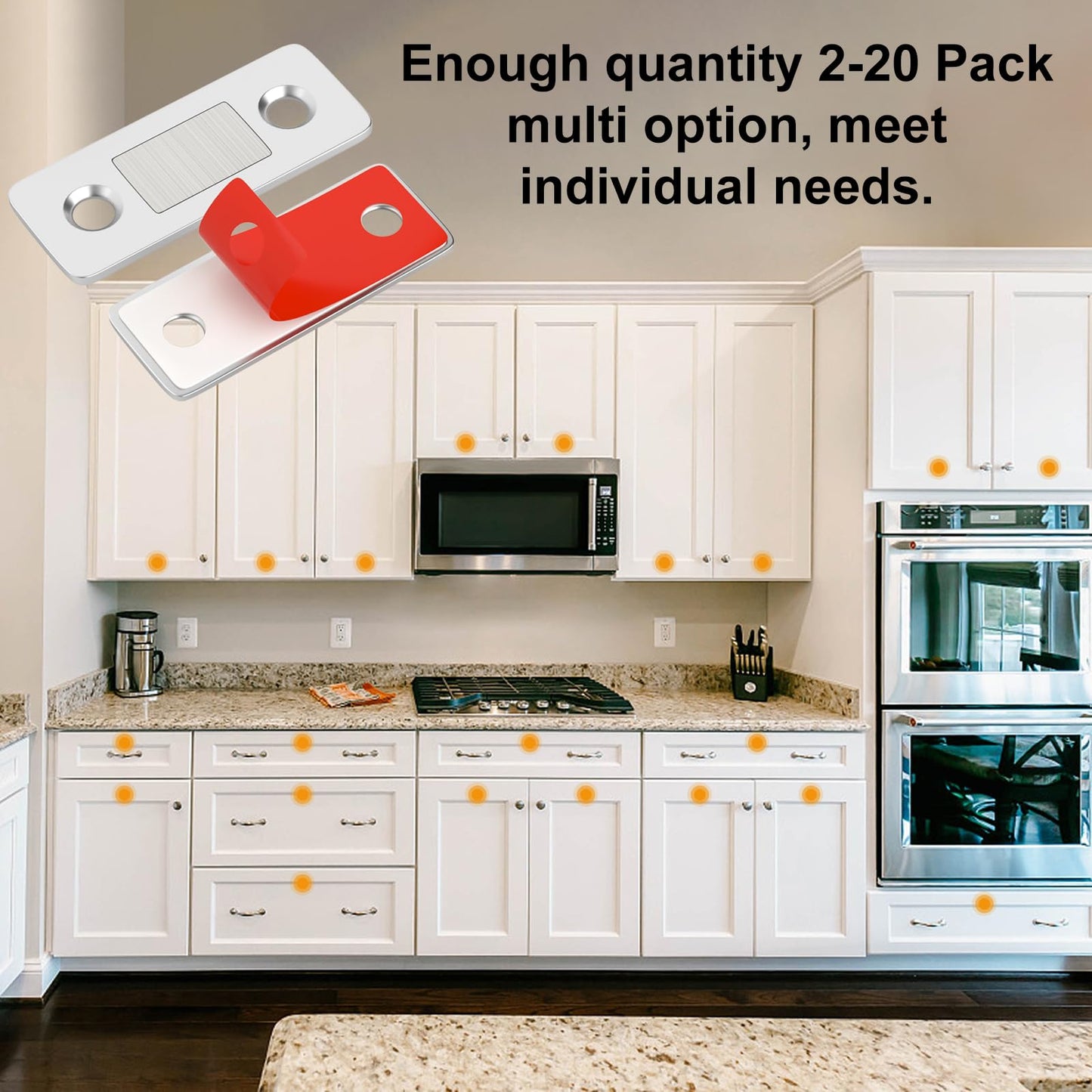 Ultra Thin Magnetic Cabinet Door Catch