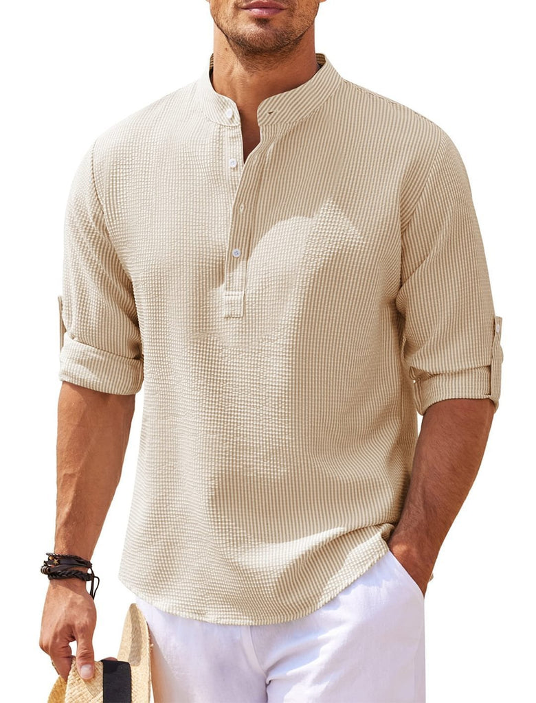 🎁Men's Casual Cotton Shirt  Ultimate Comfort and Style🔥-BUY 2 FREE SHIPPING