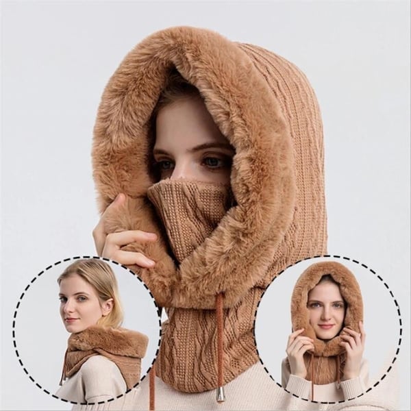 🔥🔥Warm Knitted Windbreaker Hat For Winter