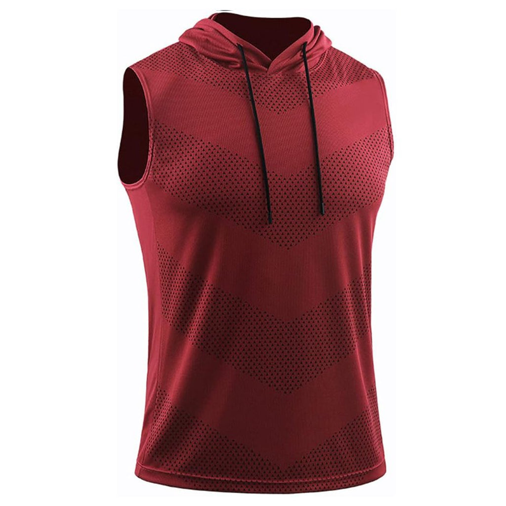 🔥🎁Sleeveless Dri-Fit Hooded Workout Shirts