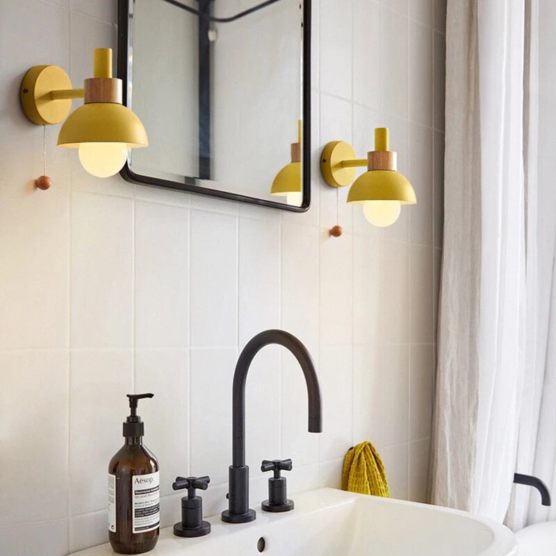 Lovely round wall sconce