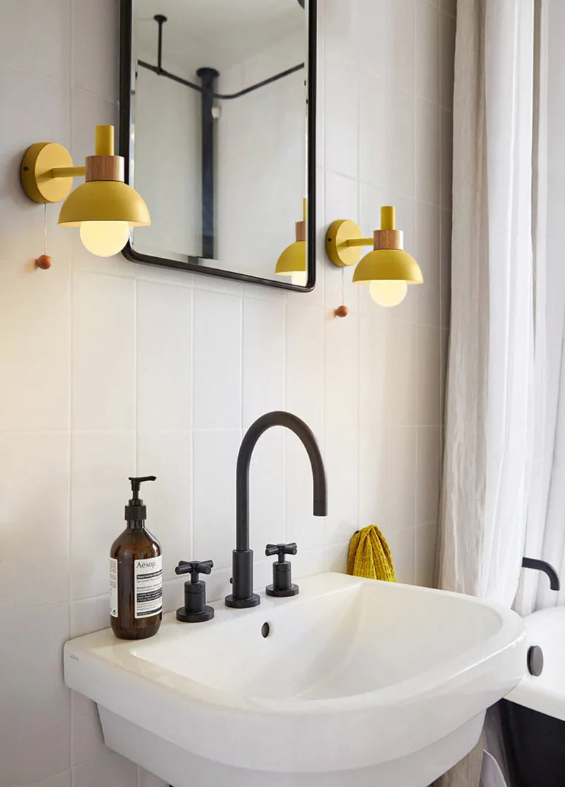 Lovely round wall sconce