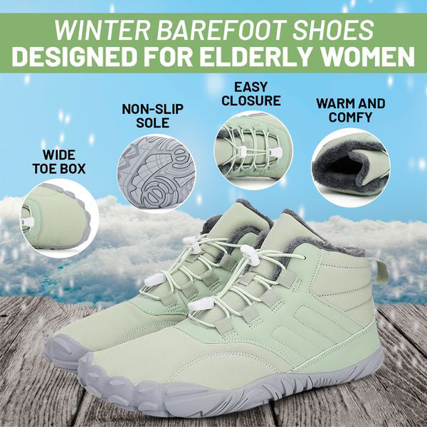 🔥 NON-SLIP & WATERPROOF WINTER BAREFOOT SHOES (UNISEX)