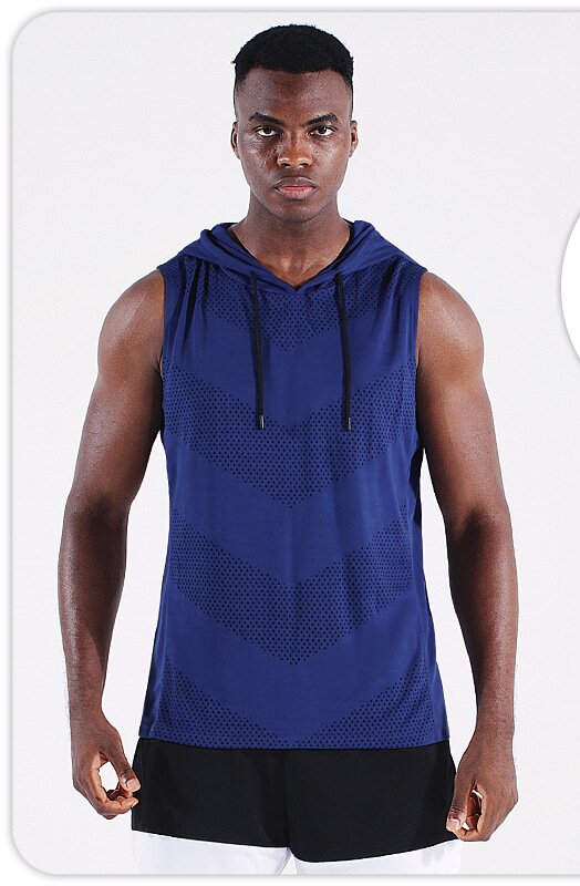 🔥🎁Sleeveless Dri-Fit Hooded Workout Shirts