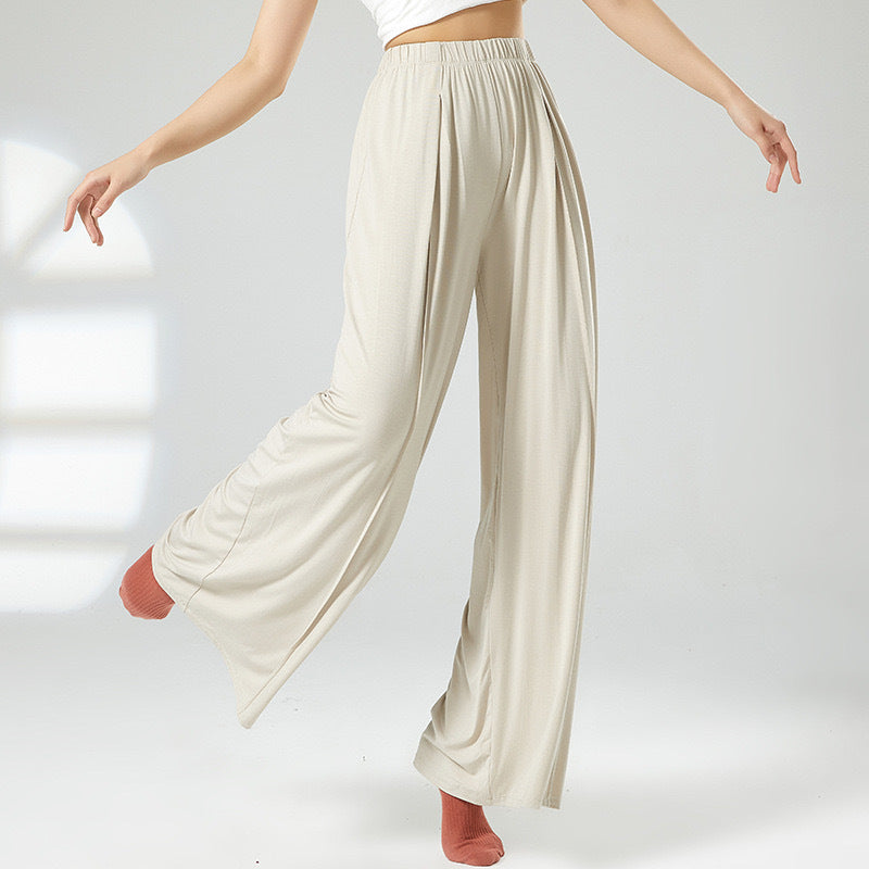 🛍️High Elastic Casual Stretchy Wide Leg Pants