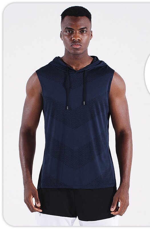 🔥🎁Sleeveless Dri-Fit Hooded Workout Shirts