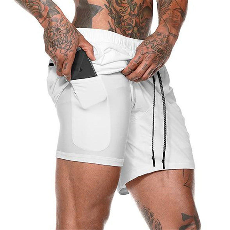 ✨Men's 2 in 1 quick-dry gym shorts