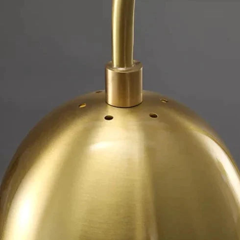 Retro Glass Ball LED Bedside Table Lamp