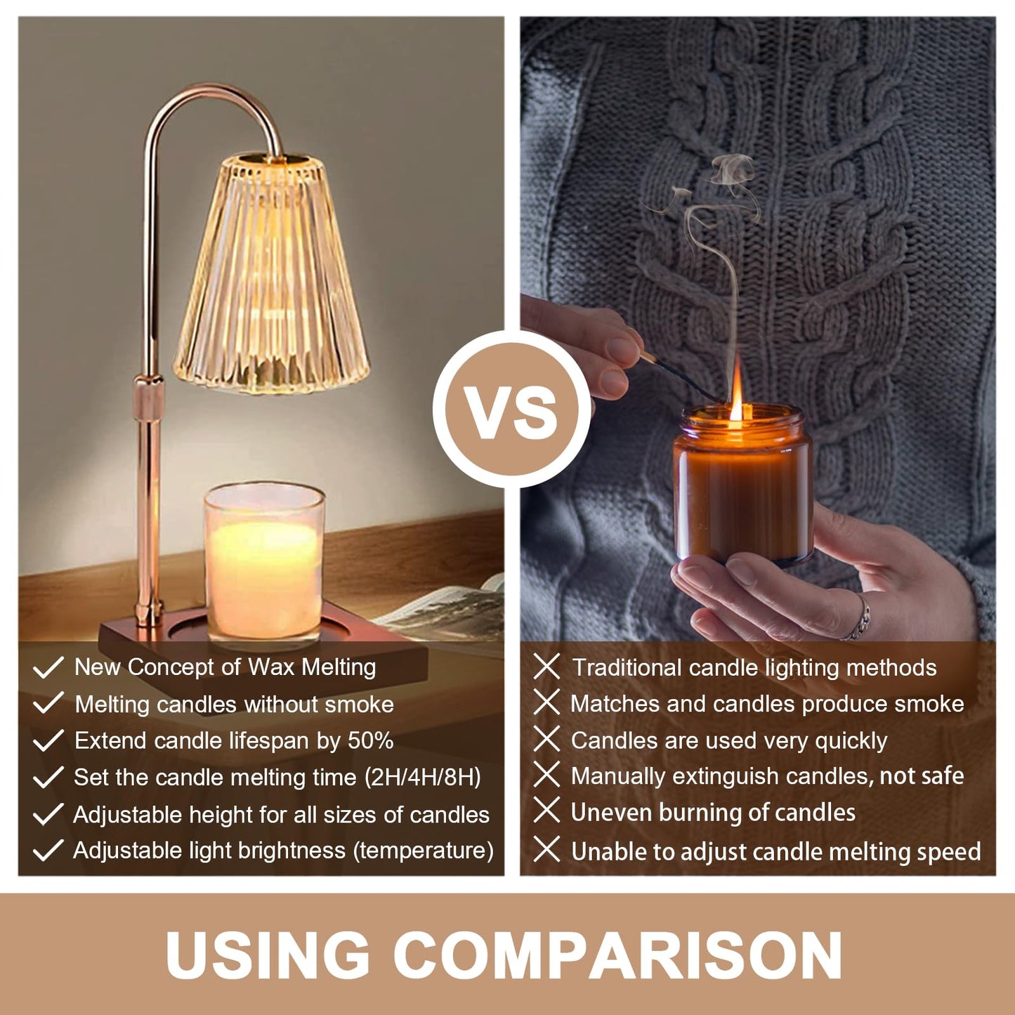 Crystal Candle Warmer Lamp