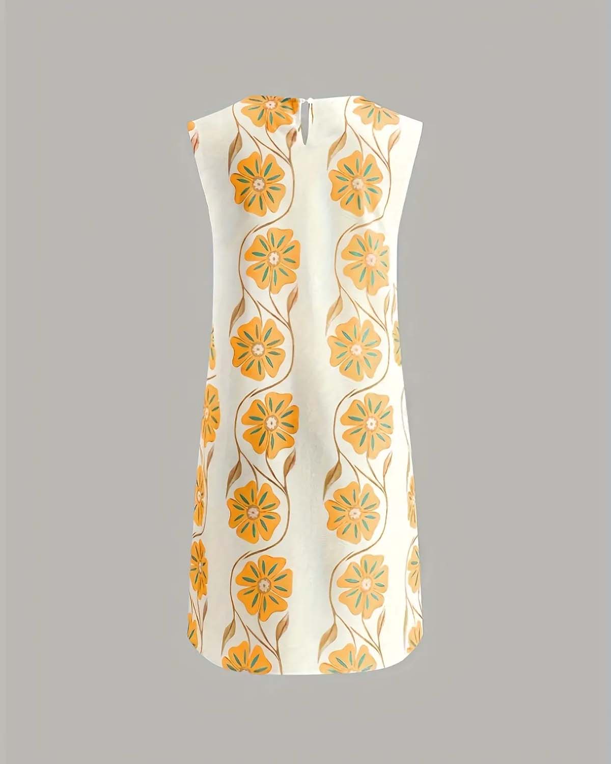 💖Women's Casual Sleeveless Floral Print Dress