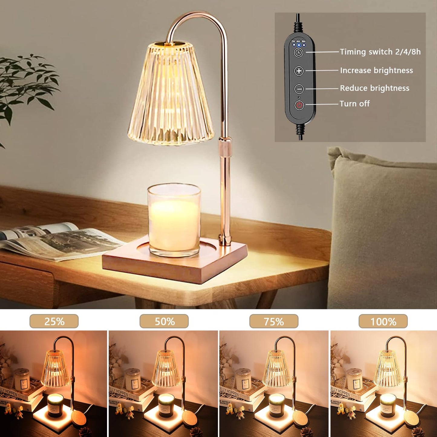 Crystal Candle Warmer Lamp