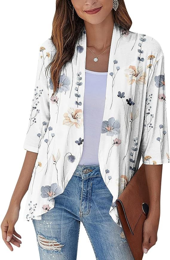 🔥🌺-Women's Casual Lightweight Open Front Cardigans